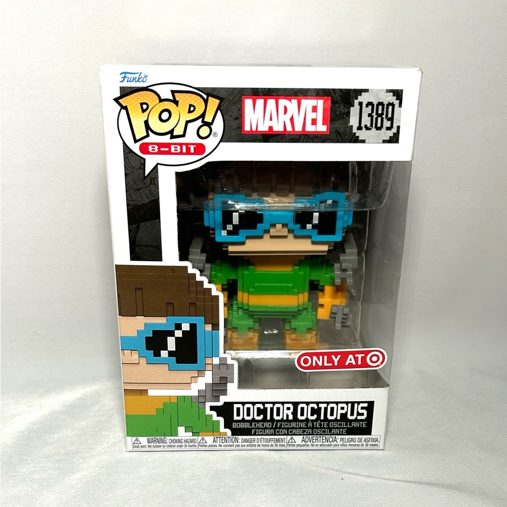 NIB Funko Pop #1389 Marvel 8-bit Doctor Octopus Bobblehead. A Target Exclusive